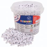 PlayBox: Set perli s slovima u vrećici, crno-bijele boje, 2500 komada - p/l/PlayBox-Set-perli-s-slovima-u-vrecici-crno-bijele-boje-2500-komada-1.jpg