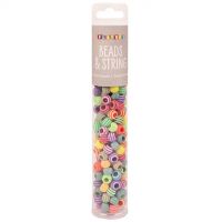 PlayBox: Set šarenih prugastih perli za nizanje, 180 komada - p/l/PlayBox-Set-sarenih-prugastih-perli-za-nizanje-180-komada-1.jpg