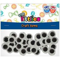 Plastične oči 10mm 100kom