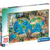 Prekrasan svijet životinja 300-dijelni Super puzzle - Clementoni - p/r/Prekrasan-svijet-zivotinja-300-dijelni-Super-puzzle-Clementoni-1.jpg