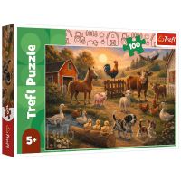 Prijatelji na farmi puzzle od 100 dijelova - Trefl