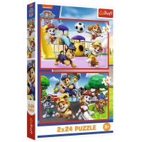 Psići u ophodnji igraći dan 2x24 komada puzzle - Trefl - p/s/Psici-u-ophodnji-igraci-dan-2x24-komada-puzzle-Trefl-1.jpg