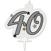 Rođendanska svjećica - broj 40