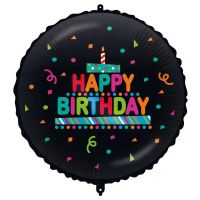 Rođendanski folija balon – s natpisom „Happy Birthday”, s tortom i konfeti, na crnoj podlozi, 46 cm - r/o/Rodendanski-folija-balon-s-natpisom-Happy-Birthday-s-tortom-i-konfeti-na-crnoj-podlozi-46-cm-1.jpg