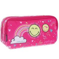 Smiley World: Roza ovalna pernica s dva pretinca 20x6x9cm - s/m/Smiley-World-Roza-ovalna-pernica-s-dva-pretinca-20x6x9cm-1.jpg
