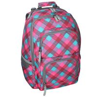 Spirit: E-Bag roza i tirkizna karirana zaobljena školska torba, ruksak 46x34x22cm - s/p/spirit-e-bag-pink-tirkizna-skolska-torba-ruksak.jpg