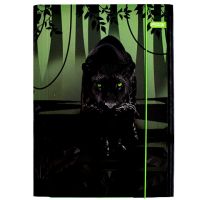 Spirit: Panther black pantera crna mapa sa gumom veličine A/4
