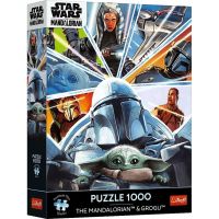 Star Wars Mandalorian Zajedno na stazi premium puzzle od 1000 dijelova - Trefl
