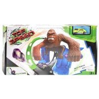 Top Speed: King-Kong 360° dvostruka super petlja trkaća staza s figurom gorile i 1 malim automobilom