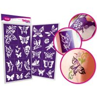 TyToo: Set od 23 šablona za tetoviranje s uzorkom leptira s gliterom - t/y/TyToo-Set-od-23-sablona-za-tetoviranje-s-uzorkom-leptira-s-gliterom-1.jpg