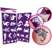 TyToo: Set šablona za glitter tetovaže s morskim životinjama, 26 komada - t/y/TyToo-Set-sablona-za-glitter-tetovaze-s-morskim-zivotinjama-26-komada-1.jpg