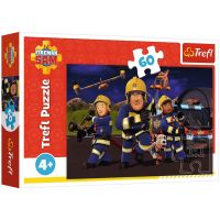 Vatrogasac Sam Junak u uniformi - puzzle od 60 dijelova - Trefl