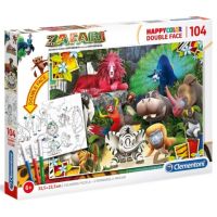 Zafari Double 2 u 1 104kom dvostane puzzle za bojanje - Clementoni - z/a/zafari-double-2-u-1-104kom-dvostane-puzzle-za-bojanje-clementoni.jpg