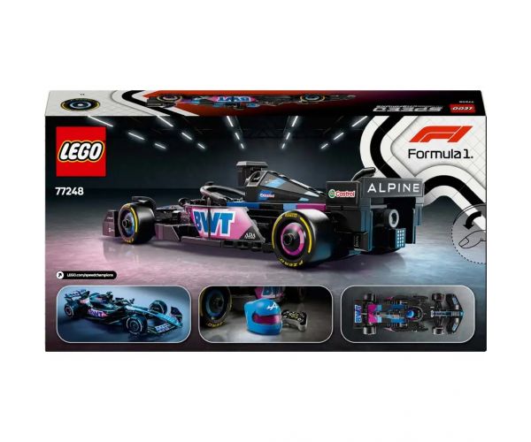 LEGO® Speed Champions: BWT Alpine F1® Tim A524 trkaći automobil (77248)
