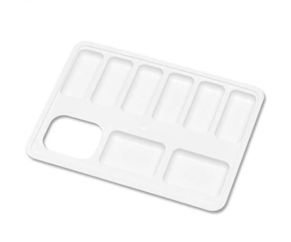 Nebulo: Paleta boja bijela 15x11cm