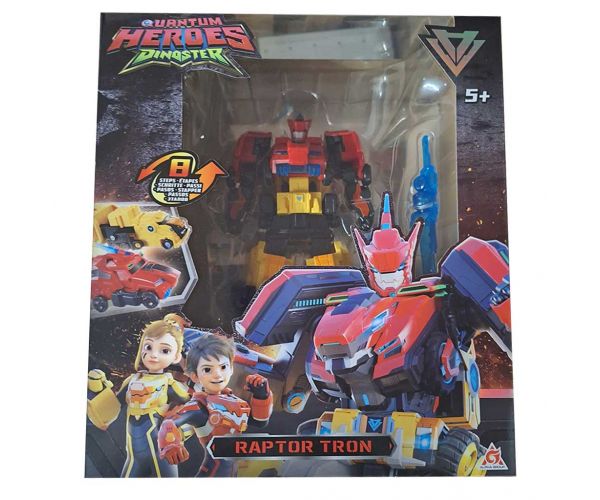 Dinoster Fusion Raptor Tron robot figura