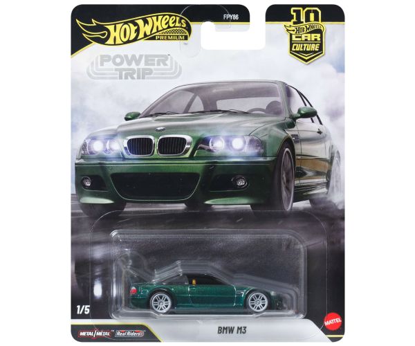 Hot Wheels Premium: Cool-tura BMW M3 mali automobil 1/64 - Mattel