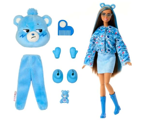 Barbie: Cutie Reveal iznenađenje lutka Slatki Medvjedići - Morcika Medo - Mattel