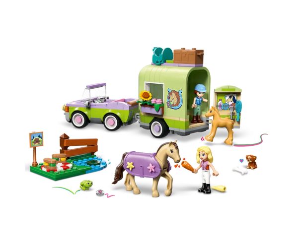 LEGO® Friends: Prikolica za konje i jahače (42695)