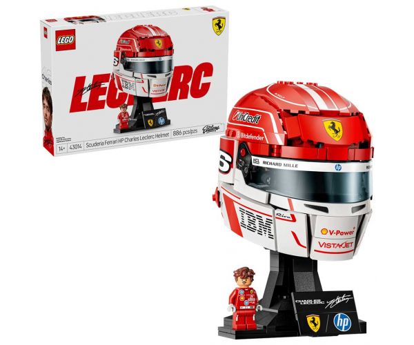 LEGO® Izdanja: Scuderia Ferrari HP Charles Leclerc kaciga (43014)
