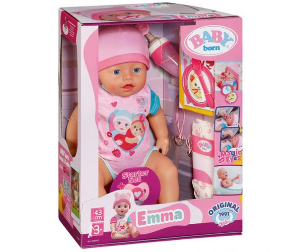 Baby Born: Emma interaktivna lutka set s dodacima 43 cm - Zapf Creation
