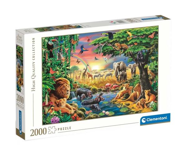 Susret u Africi HQC puzzle od 2000 dijelova - Clementoni