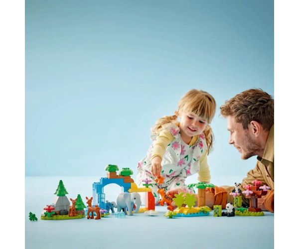 LEGO® DUPLO®: 3 u 1 obitelji životinja u divljini (10446)