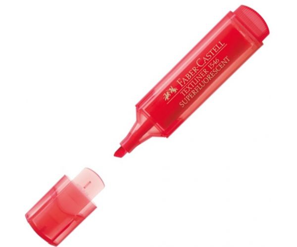 Faber-Castell: Superfluorescentni textmarker crvene boje