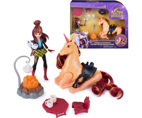 Unicorn Akadémija: Valentina i Cinder kamperski set - Spin Master