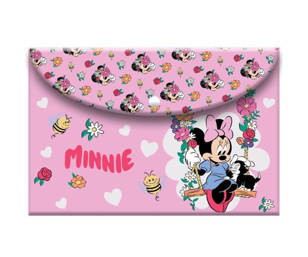 Luna: Minnie miš ružičasta patentna mapa za dokumente A/4 veličine