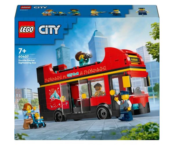 LEGO® City: Crveni dvokatni turistički autobus (60407)