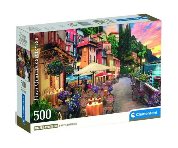 Como jezero, Italija HQC 500 dijelni puzzle - Clementoni