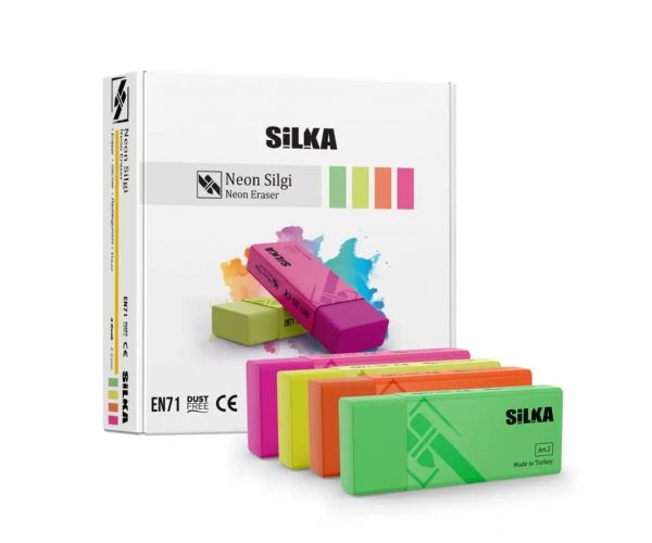 Nebulo: Silka gumica za brisanje - u neon bojama 1 komad