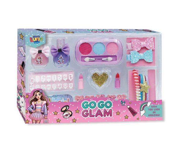 Luna: Go Go Glam set za šminkanje i ljepotu od 19 komada