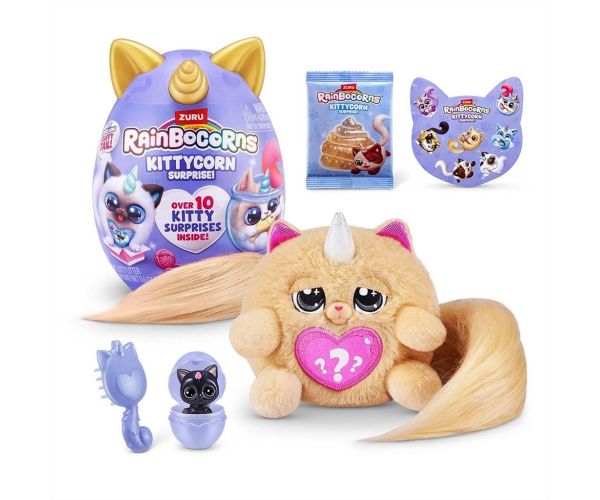 Rainbocorns: Pocket Kittycorn iznenađenje plišana figura mačke u različitim varijantama 1 komad