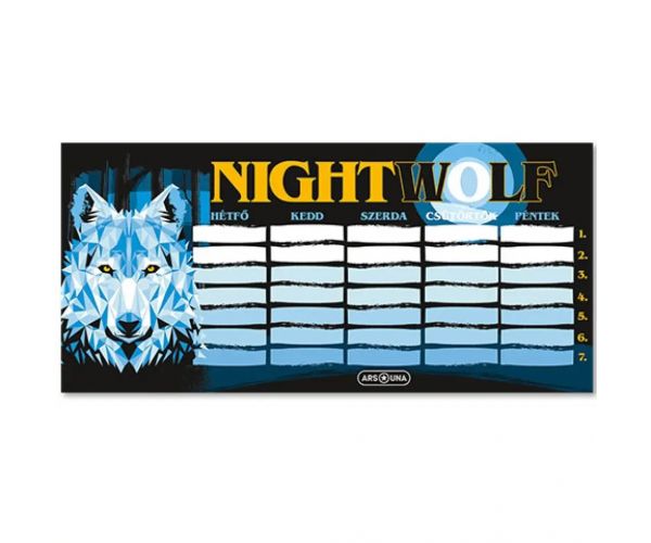 Ars Una: Nightwolf jedan list, raspored na dvije stranice