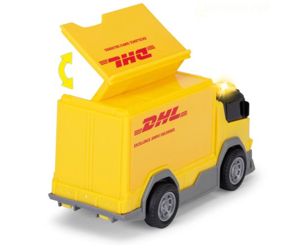 DHL dostavljačko vozilo s svjetlosnim i zvučnim efektima 15 cm - Dickie Toys
