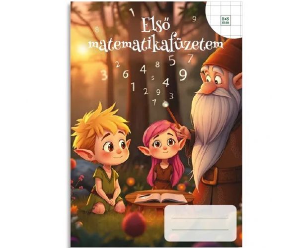 Moj prvi matematički bilježnica – velika kocka, A/5 bilježnica