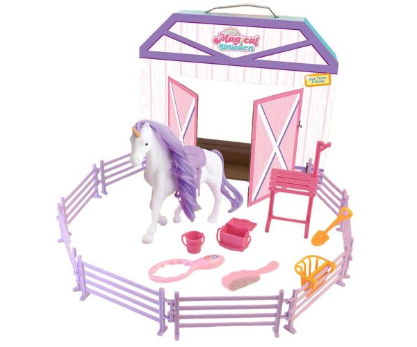 Luna: Fantasy Dream jednorog set za igru s štalom, ogradom i dodacima