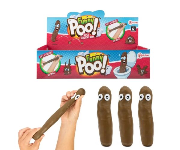 FunnyPoo, smiješna rastezljiva figura kakice 1 komad