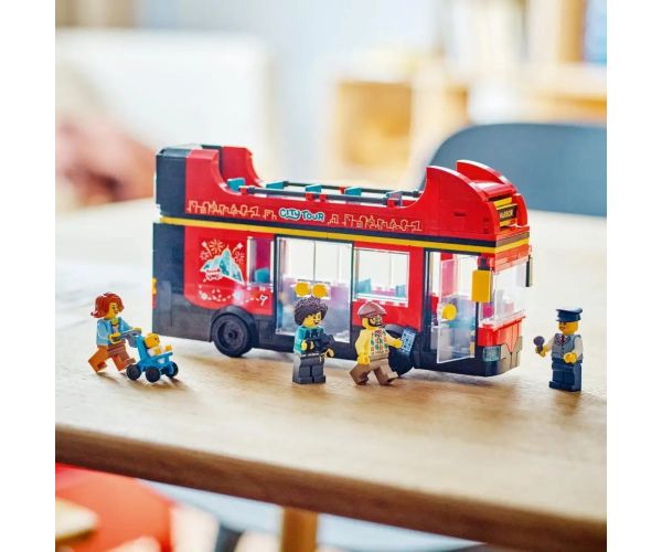 LEGO® City: Crveni dvokatni turistički autobus (60407)