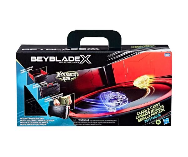 Beyblade X: Beystadium Clash & Carry prijenosna borbena arena – Hasbro