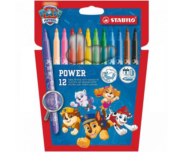 Stabilo: Paw Patrol Power debeli vrh filc olovka set od 12 komada