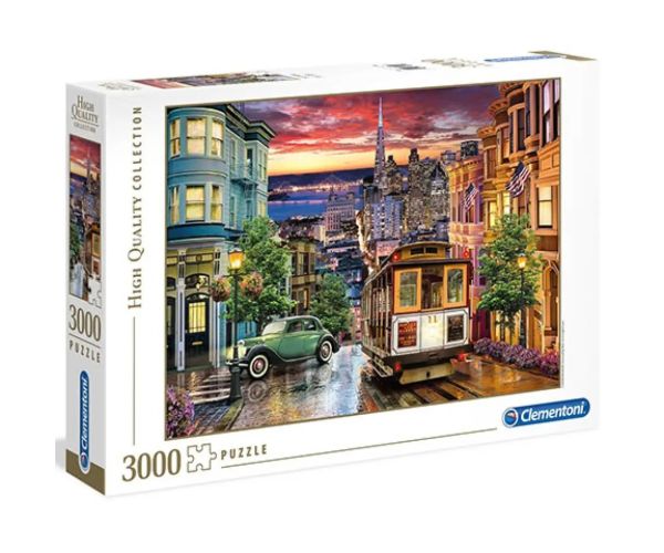 San Francisco HQC puzzle 3000kom- Clementoni