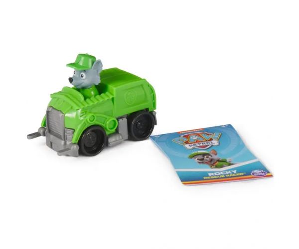 Paw Patrol: Rescue Racers Rocky s kamionom za smeće - Spin Master