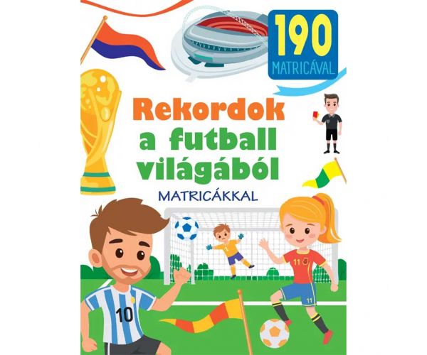 Rekordi iz svijeta nogometa edukativna knjiga s naljepnicama
