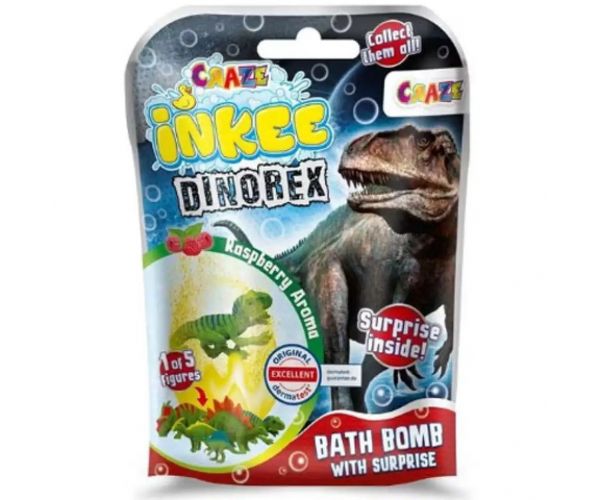 Craze: Bomba za kupanje s kolekcionarskom figurom dinosaura iznenađenja - EPEE