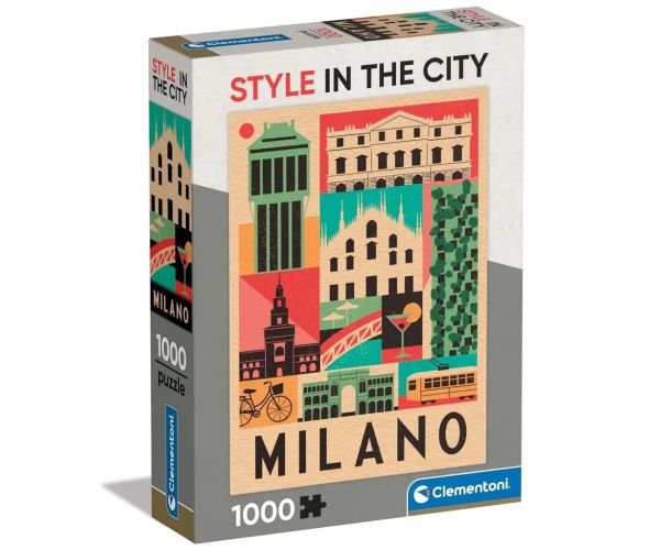 Stil u gradu Milano 1000-dijelni puzzle - Clementoni