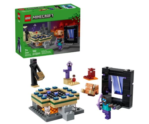 LEGO® Minecraft: Putovanje do vrata u podzemlje i do krajnjeg portala (21584)