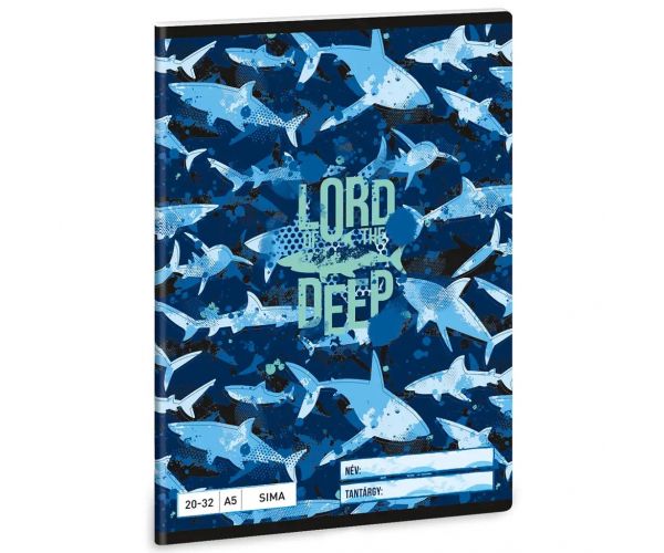 Ars Una: Lord of the Deep bilježnica s morskim psima, A/5